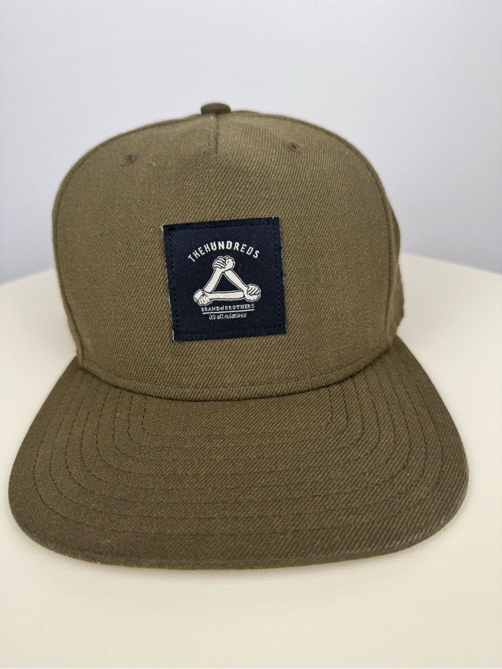 The Hundreds x New Era Olive Snapback Hat